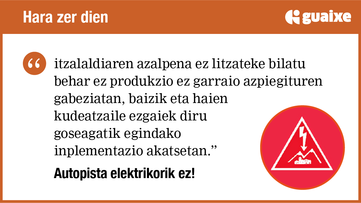 Eta argia izan zen