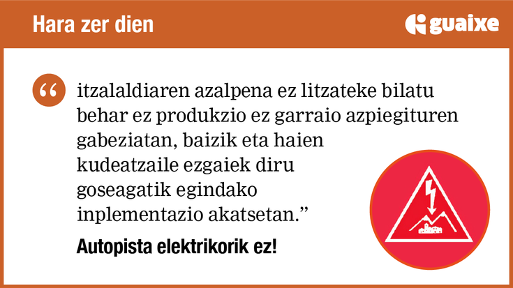 Eta argia izan zen