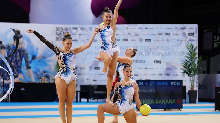 Gimnasia erritmikoko erakustaldia