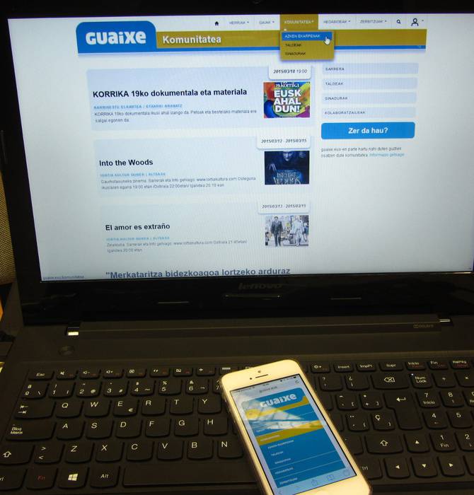 Guaixe.eus-eko komunitateko kide egiteko