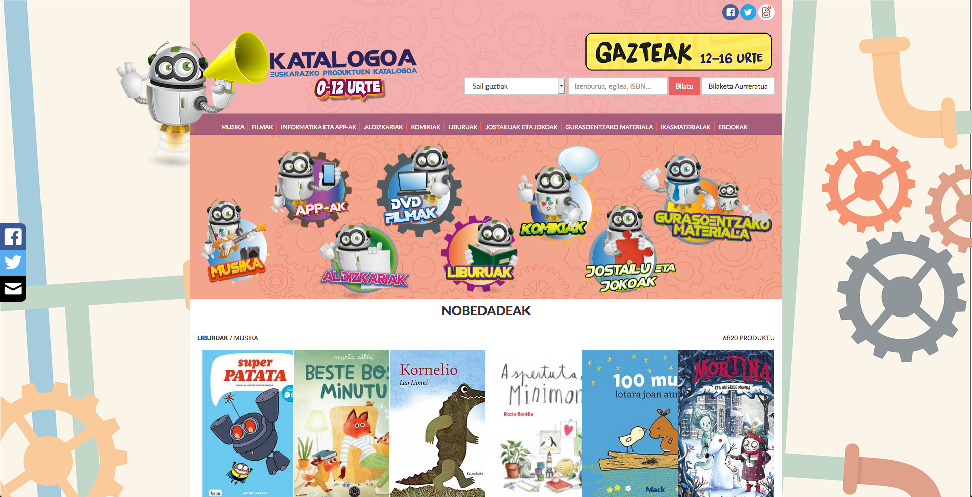 Euskarazko Produktuen Katalogora harpidetzeko aukera