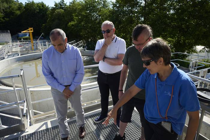 Olatzagutiak ur araztegi berria du