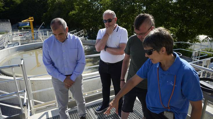 Olatzagutiak ur araztegi berria du