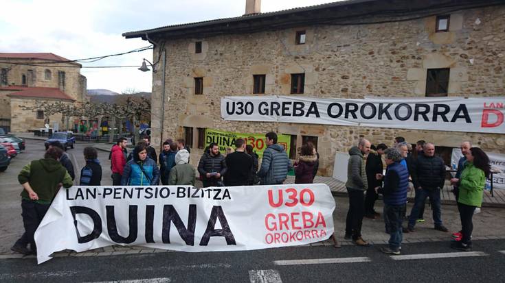 Greba Orokorra: Sakanako herrietako mobilizazioak