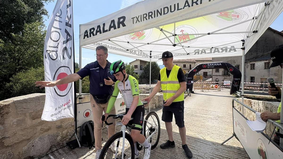 Hugo Alonso, Noa Garcia eta Conor Aranburu, San Migel Igoerako txapeldun handiak