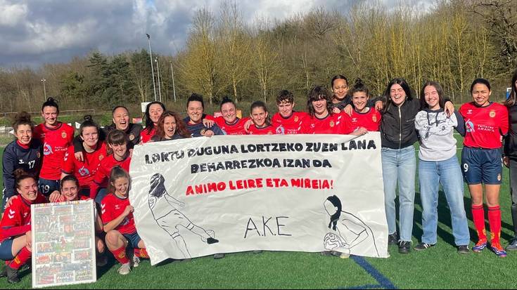 "Elkar animatzen eta pazientzia izaten jakin genuen eta, hara!, orain txapeldunak gara"