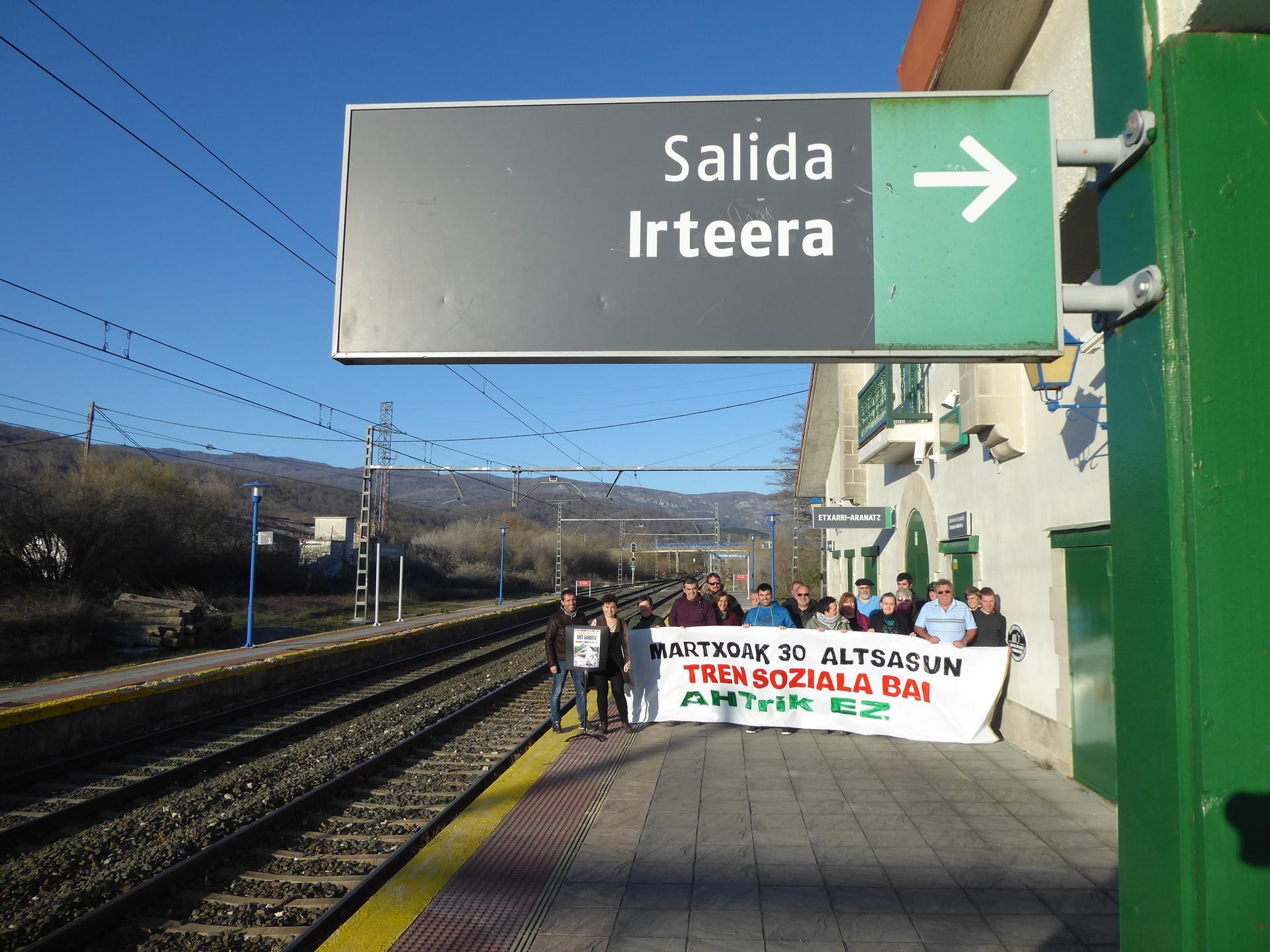 AHTren balizko trazatuari alegazioak aurkezteko garaia dela gaztigatu dute udalek