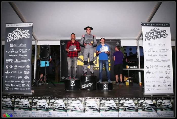 Iker Palacios, Izpegiko igoerako podiumean