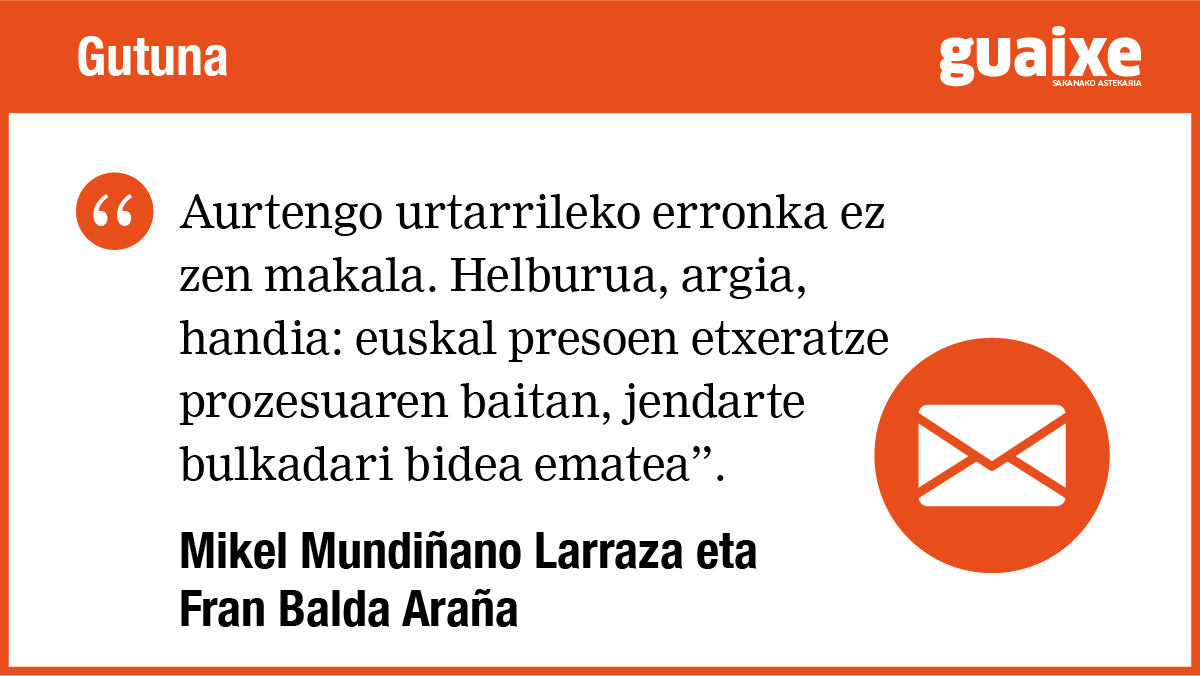 Milaka urratsez, oso aurrera egin dugu
