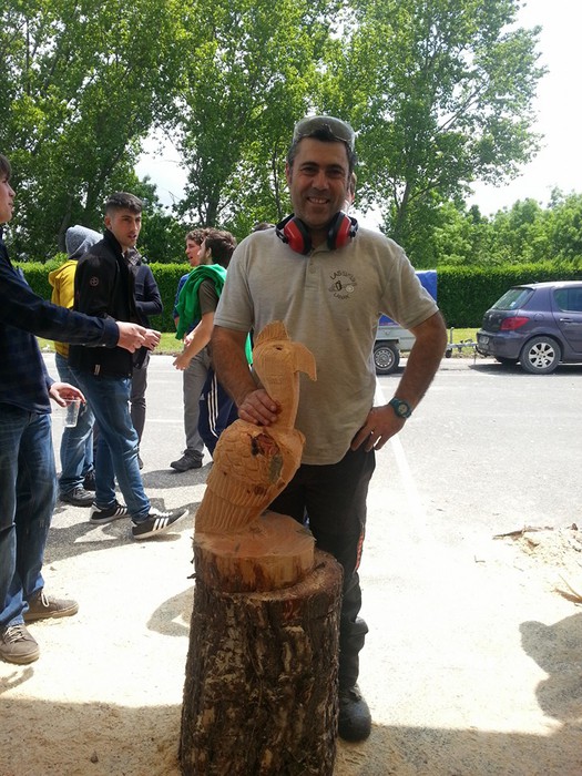 Mikel Lasartek XIX. San Fermin Motozerra Txapelketa jokoan