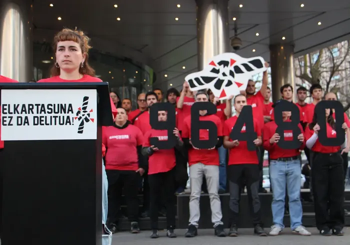 Zaballako espetxera egindako martxagatik 96.480 euroko isuna