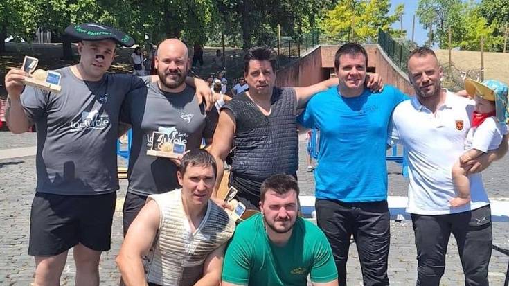 Sakanako Harri Jasotze Eskolako Hodei Amezkua, Nafarroako txapeldun
