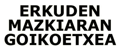 ERKUDEN MAZKIARAN GOIKOETXEA ARKITEKTOA logotipoa