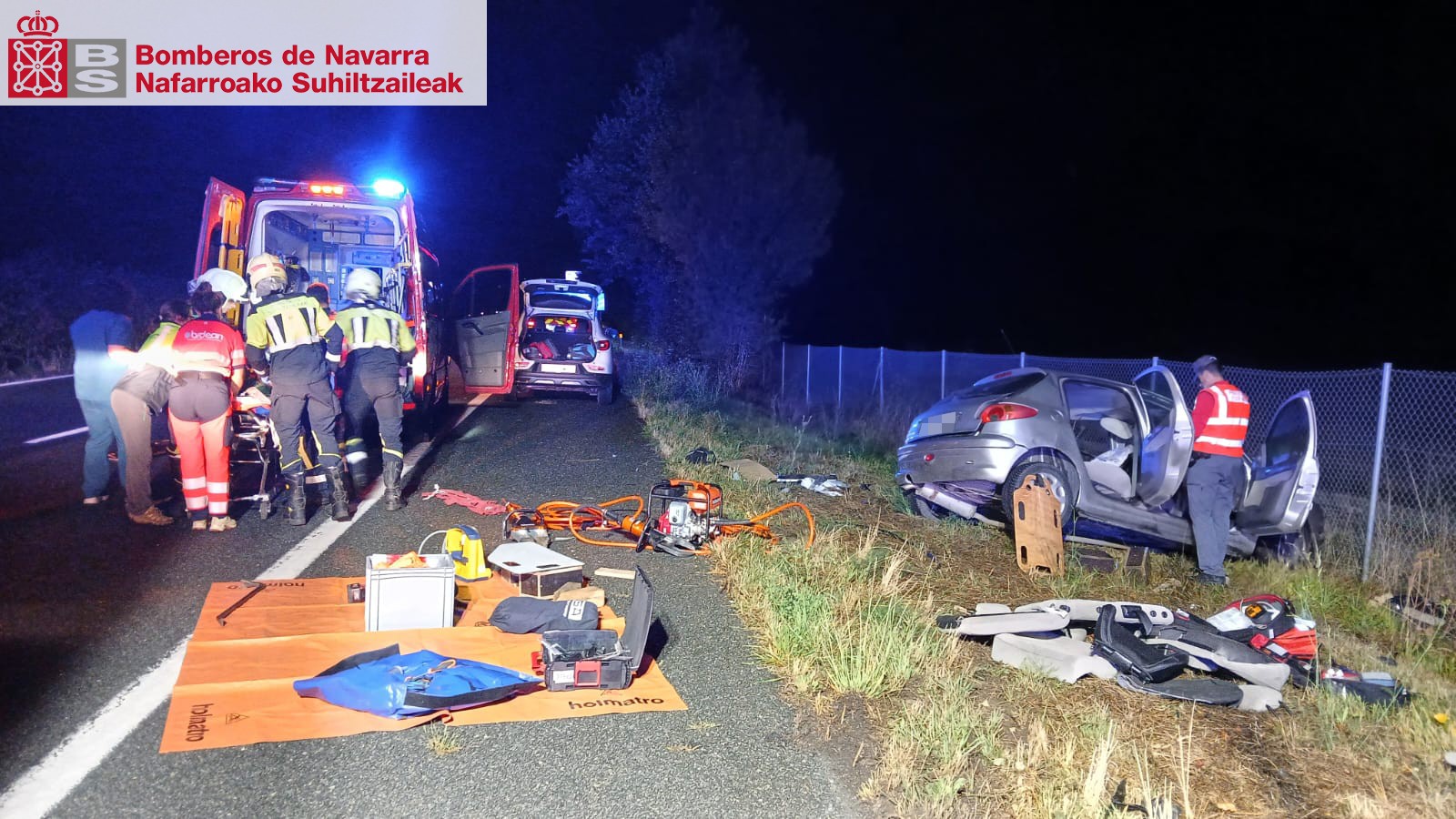 Zauritua autobian izandako istripuaren ondorioz