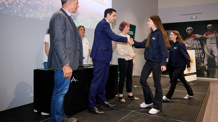 Siets Goikoetxea eta Ane Berastegi, gazte talentu sakandarrak