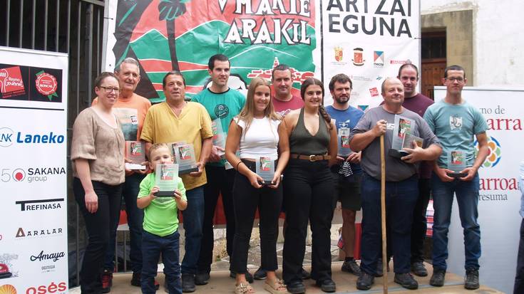 Artzain Eguneko hainbat sailkapen