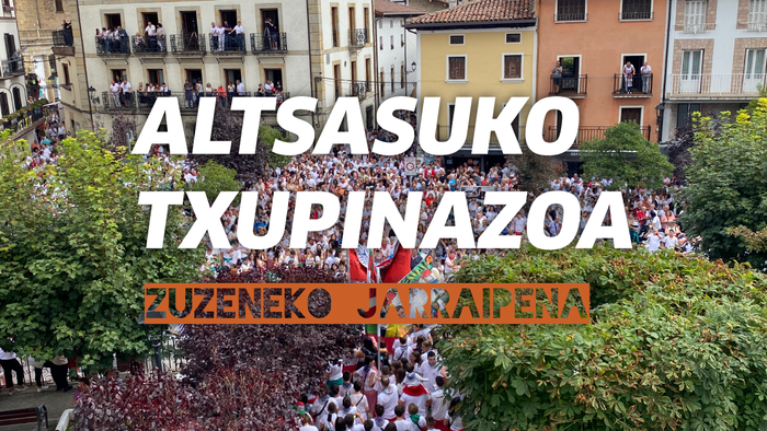 Altsasu festetako txupinazoa 2024