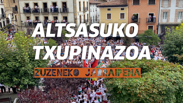 Altsasu festetako txupinazoa 2024