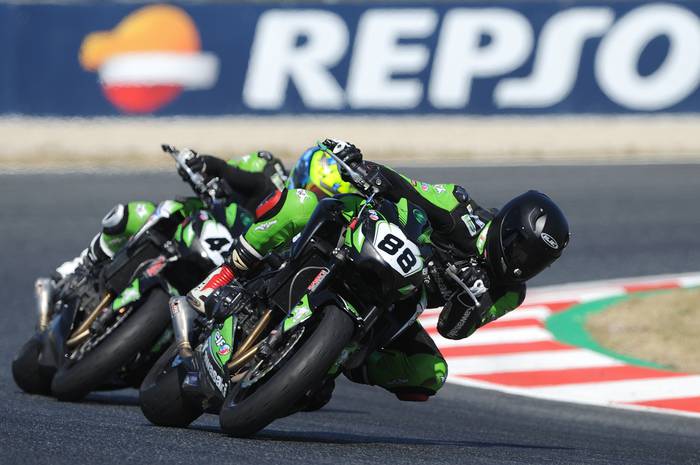 Juanma Olias Europen Kawasaki Z Cup txapelketan