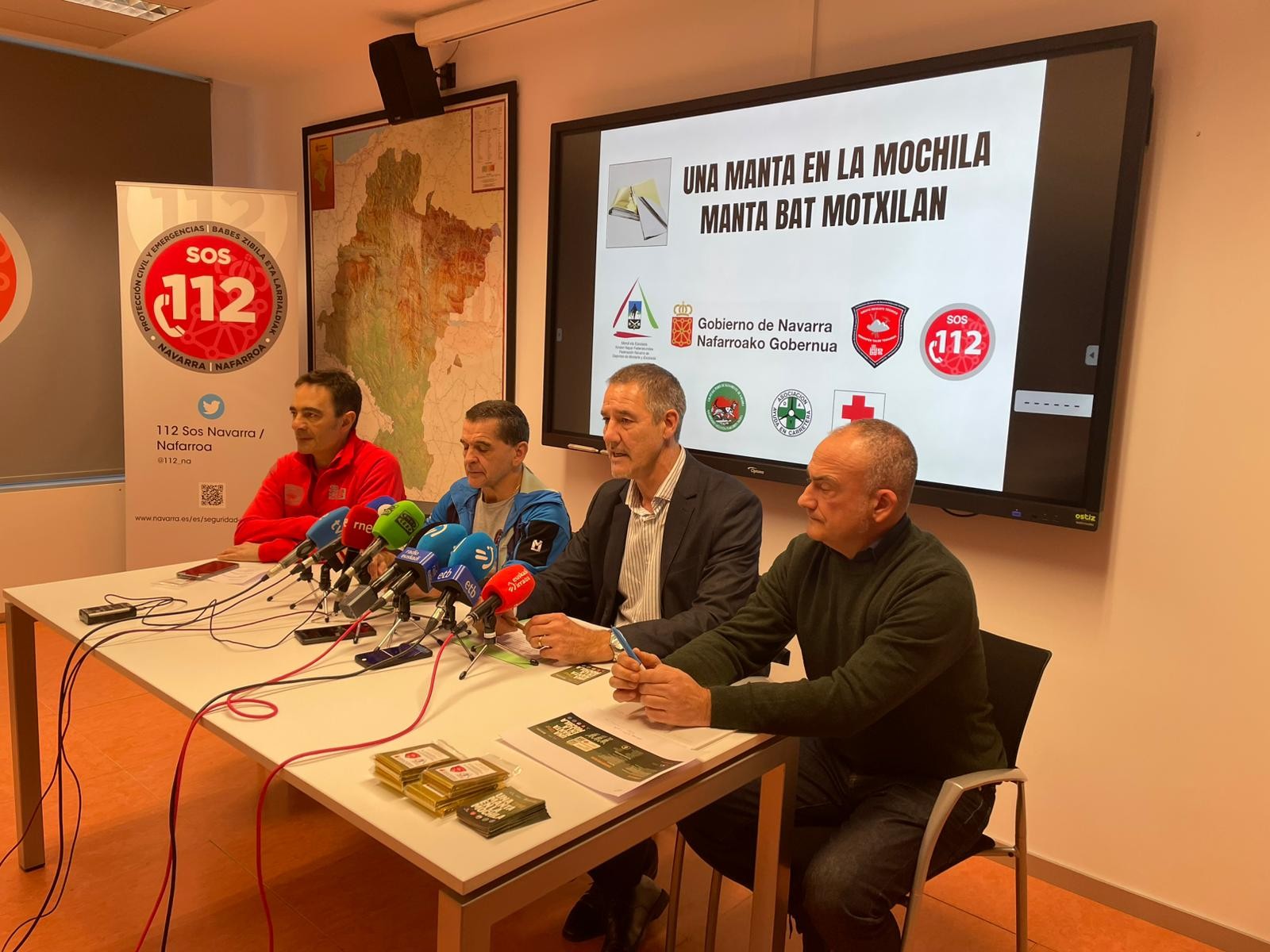 'Manta bat motxilan', Beriainen eta Lizarragako Portuan