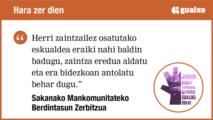 Sakana: Herri zaintzailez osatutako eskualdea eraikitzen