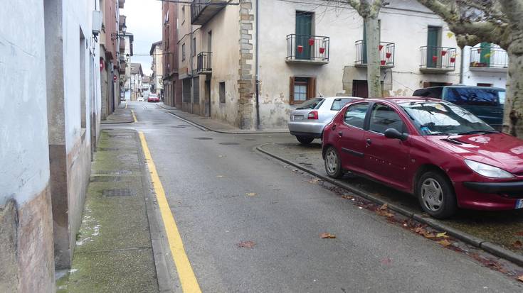 Arrasto horiak Maiza kalean