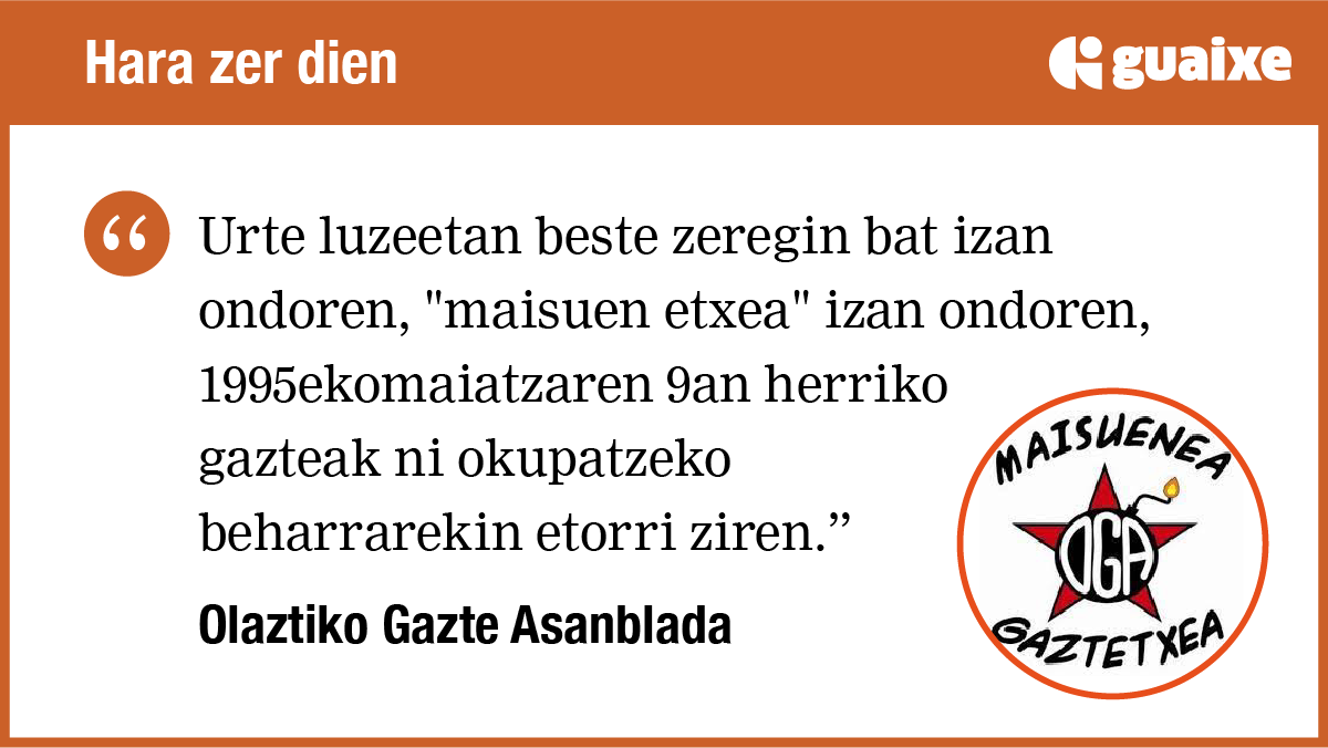Maisuenea: maiatzak 10, data gorde!