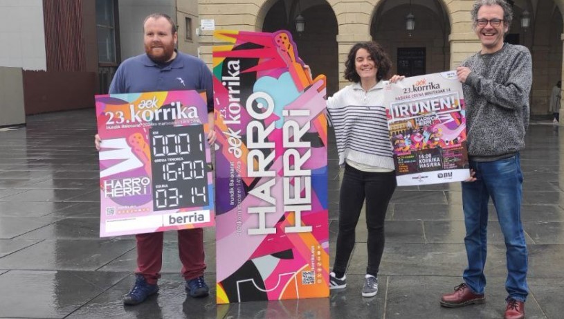 Korrikaren Irungo hasierarako dena prest du AEK-k