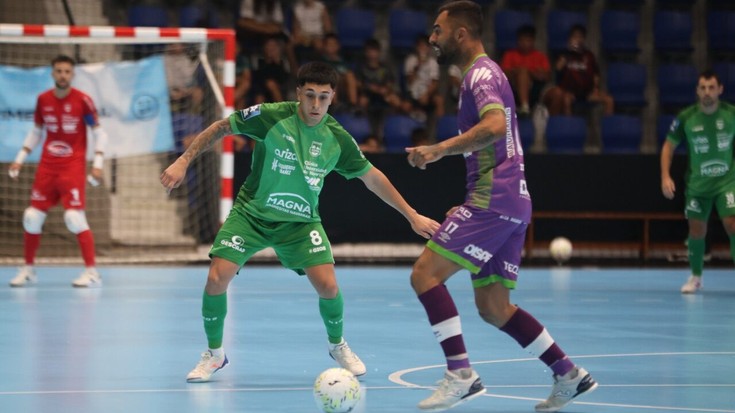 Magna Xota bukaerara arte saiatu zen, baina Palma Futsalen kontra, ezin