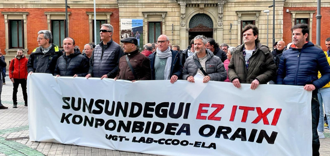 Sunsundeguiri buruzko Parlamentuko agerraldian ezkortasun giroa