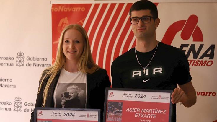 June Kintana eta Asier Martinez, 2024ko Nafarroako atleta onenak
