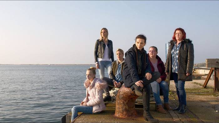 En un muelle de Normandia