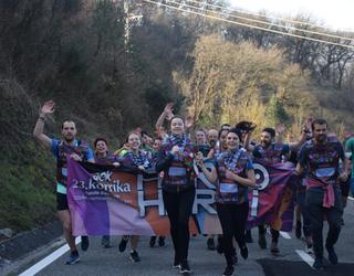 Korrika egunez pasako da Sakanatik