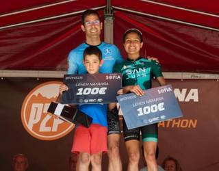 David Gonzalo lehen nafarra P2P irristaketa maratoian
