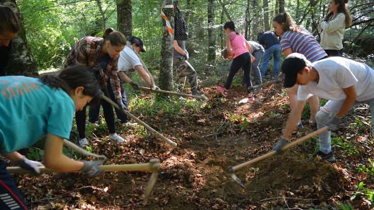 Bernoan, bide egiten 