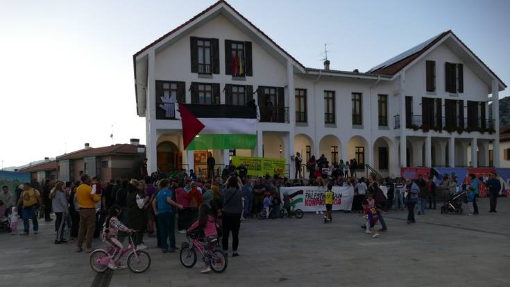 Palestinaren aldeko protesta