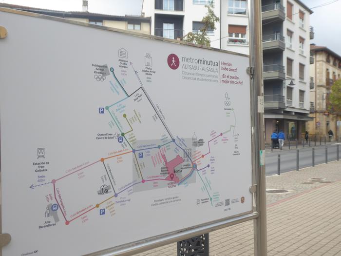 Oinez, herrian dena pauso gutxitara dago