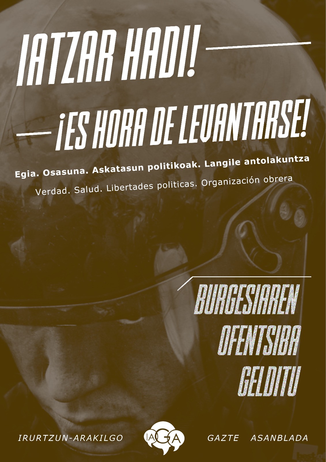 IAGAk “iratzartzeko deia” egin du