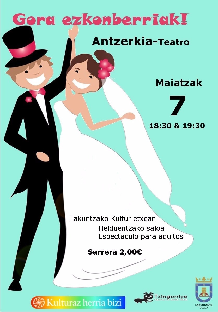 Gora ezkonberriak! helduendako antzerkia