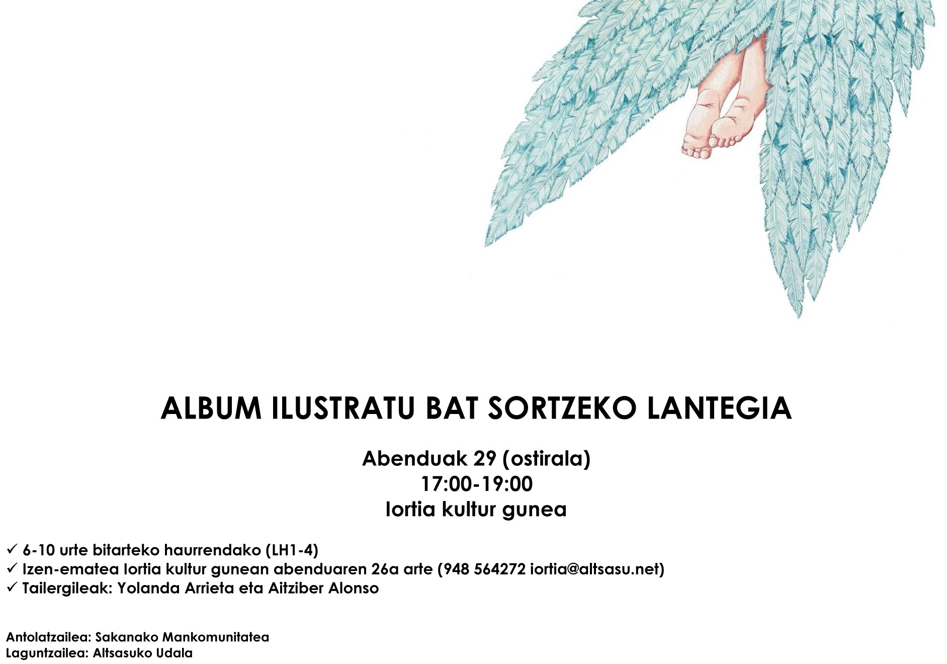 Haurrak album ilustratuetara hurbiltzeko lantegia