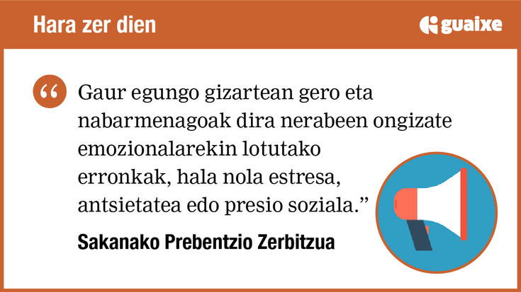 Gurasoen presentzia eta jarrera eredugarria seme alaben bizitzan, prebentziorako tresna indartsuena delako