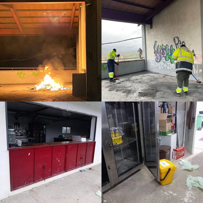 Udalak bandalismo ekintzak salatu ditu