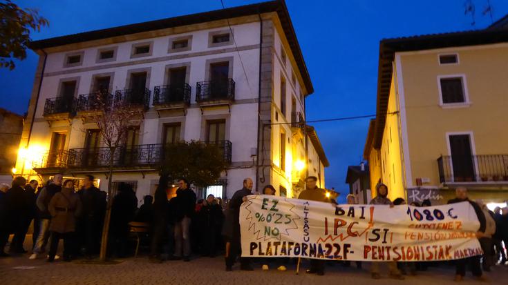 Pentsio duinen aldeko mugimendua indartsu dago