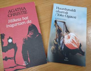 Hilketa bat iragartzen da eta Haurdunaldi oharrak liburuak