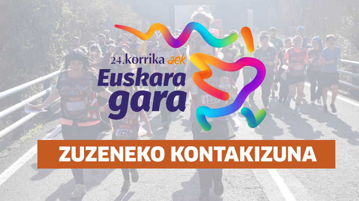 24. Korrika: Zuzeneko kontakizuna