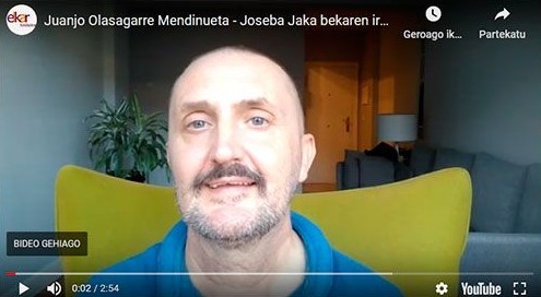 Juanjo Olasagarre Mendinuetak jasoko du Elkar Fundazioaren Joseba Jaka beka