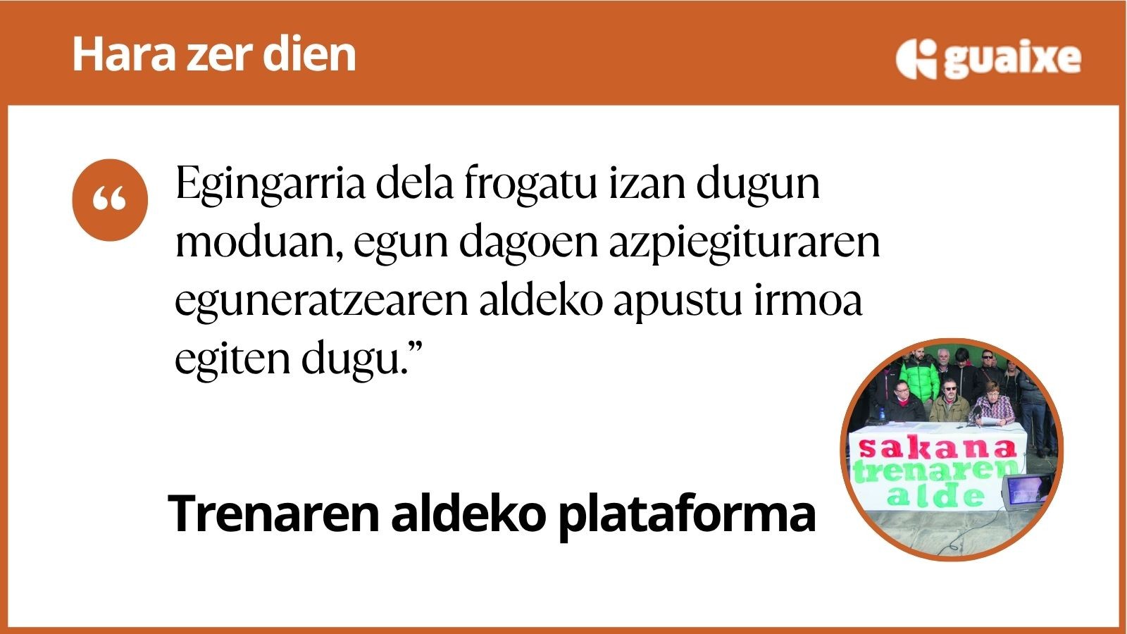 Zundaketen oldarraldi berria