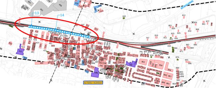 AHTren soinu inpaktua murrizteko alegazioa Altsasun