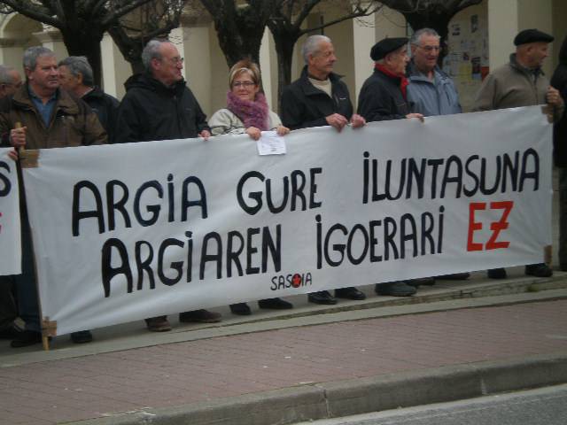 Argindarraren igoeraren kontra