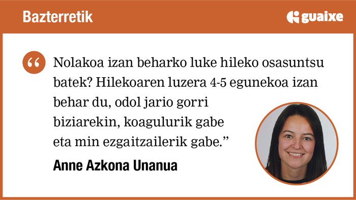 Nolakoa izan behar du nire hilekoak?